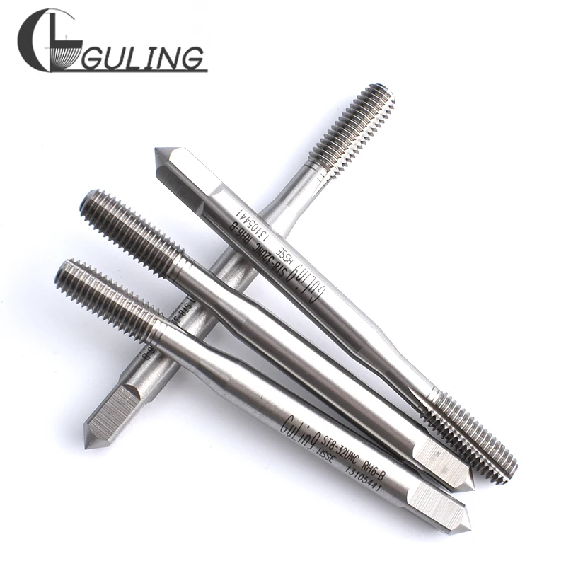 GULING HSSE Insert STI Forming Tap ST UNC 4-40 6-32 8-32 1/4-20 UNF 10-32 Tap Ulir Sekrup Mesin