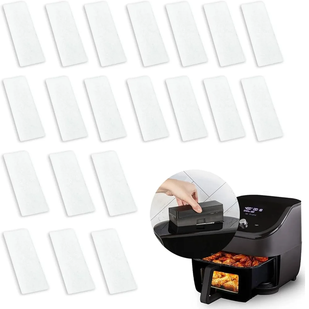 20 قطعة من فلاتر استبدال مقلاة الهواء لمقلاة الهواء 6QT Instant Vortex Plus مع ClearCook ومسح الرائحة، ومرشحات الهواء لمسح الرائحة