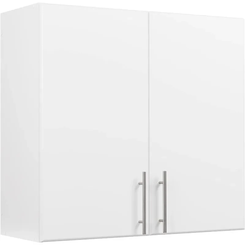 

NEW.32" Wall Cabinet, White Storage Cabinet, Bathroom Cabinet, Pantry Cabinet with 1 Adjustable Shelf.Limited time promotion.