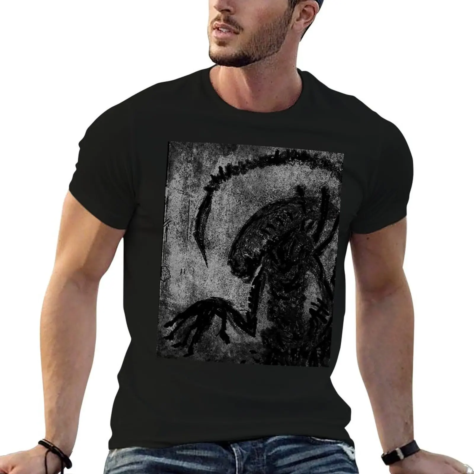 Xenomorph T-Shirt Work Wear Lightweight Tee