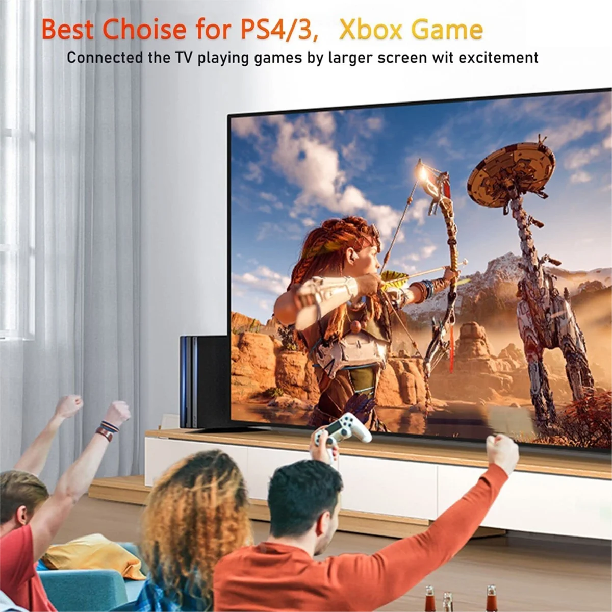 Beste 1 meter HDMI-compatibele kabel 1080P High Definition multimedia-interfacekabel voor PS4, voor PS3, UHD TV, Blu-Ray, laptop, pc