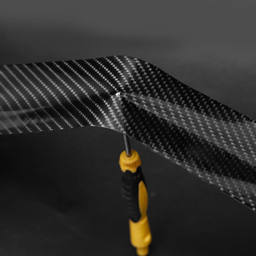 Carbon Fiber Car Door Anti-Scratch Strip Sticker Bumper Protector Auto Body Strip Decorative for Car Front Side Back