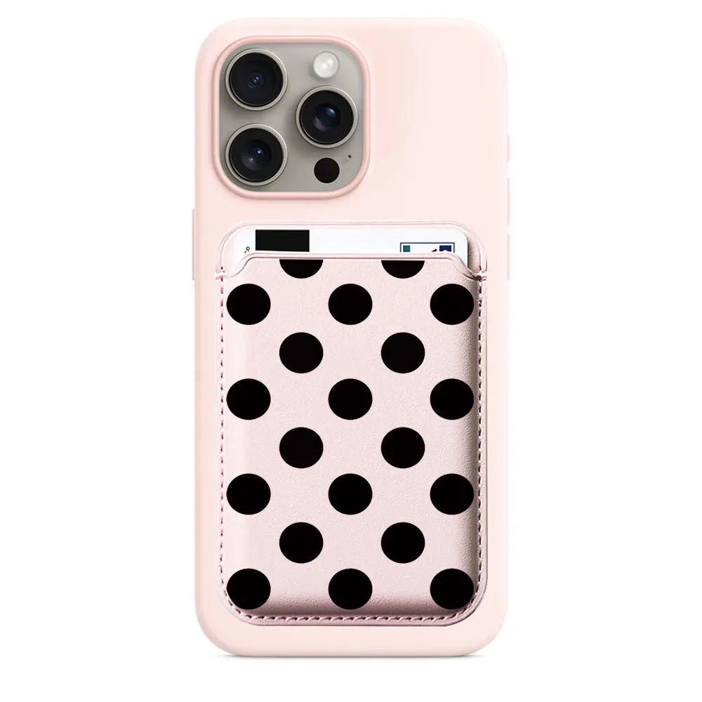 Magnetic Creative Wave Point Wallet Card Holder Case Cover For MagSafe For iPhone 17 Pro Max For Samsung Galaxy S26 Ultra S25 FE