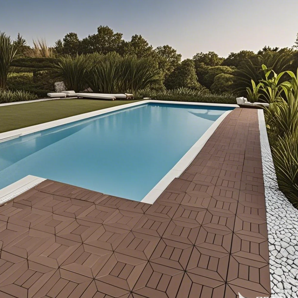 

Новый стиль, 12-дюймовая плитка для патио, модуль «сделай сам», блокирующая настильная плитка, напольная плитка для улицы и дома, простая и быстрая установка