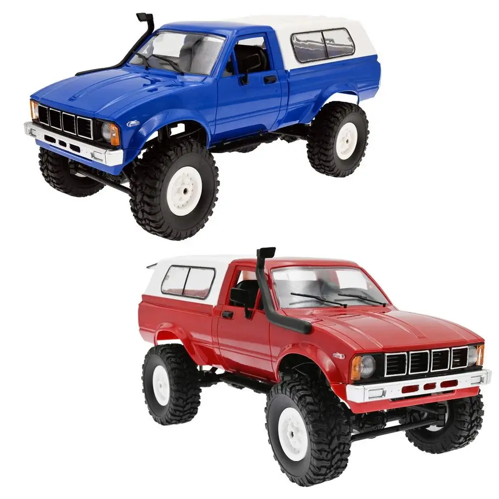 

WPL Remote Control Truck C24 RC Car 2.4G 4WD 4x4 Off-Road Rock Crawler Buggy Semi Truck RTR Racing Vehicles Car Gifts Toys