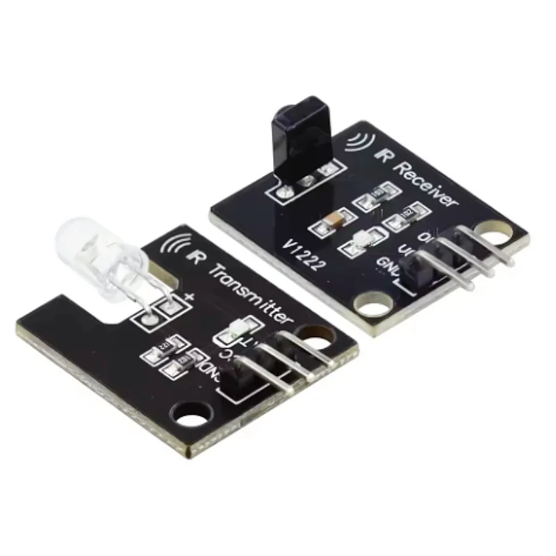 Blocos de construção eletrônicos digital 38KHz módulo sensor de recepção e transmissão infravermelho recebendo e transmitindo robô de cabeça