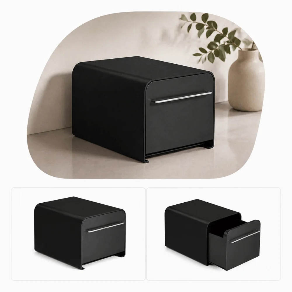 Closed Design Dust-proof Cosmetic Storage Box Multi-layer Structure Drawer Design Drawer Type Desktop Organizer Premium Texture