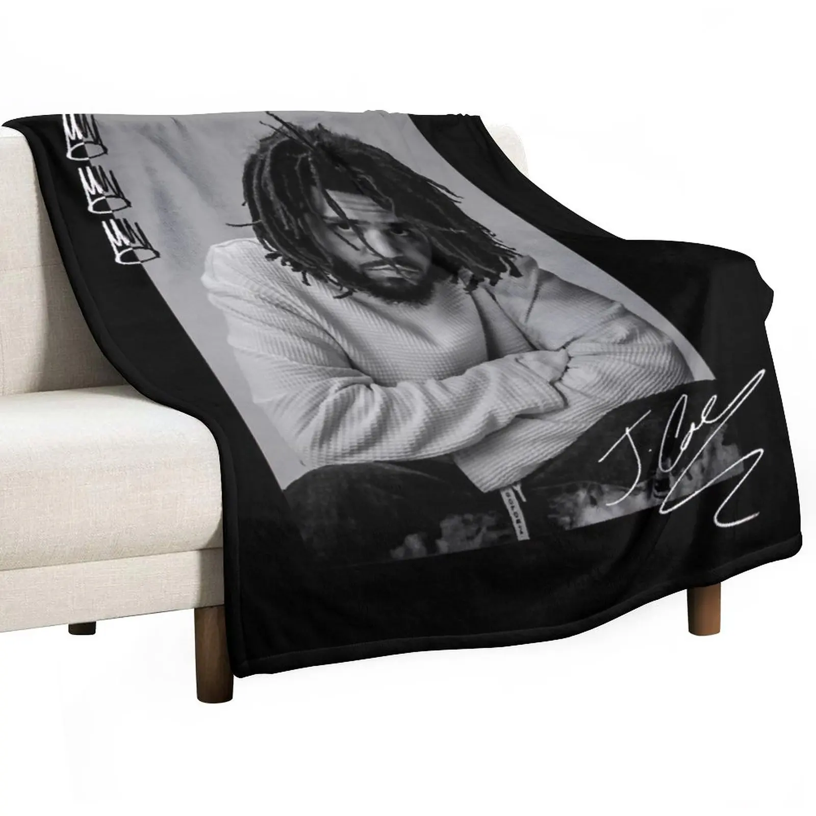 

J.cole, J cole, j.cole shirt, j.cole tshirt, j cole merch, jcole poster, jcole sticker, j-cole fan a Throw Blanket