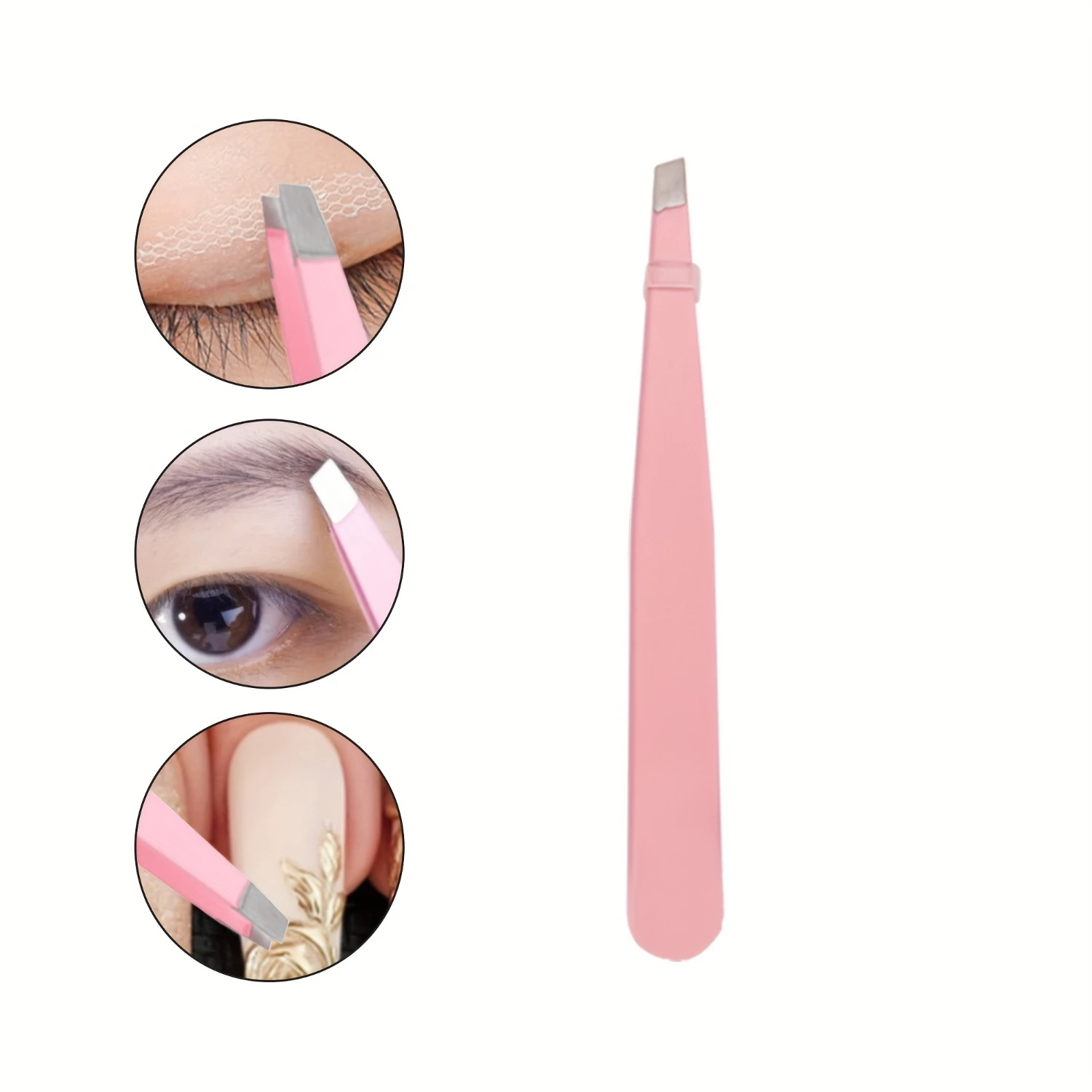 

1pc Eyebrow Tweezers Makeup Eyelash Tweezers Hair Remover Beauty Hair Removal Tool