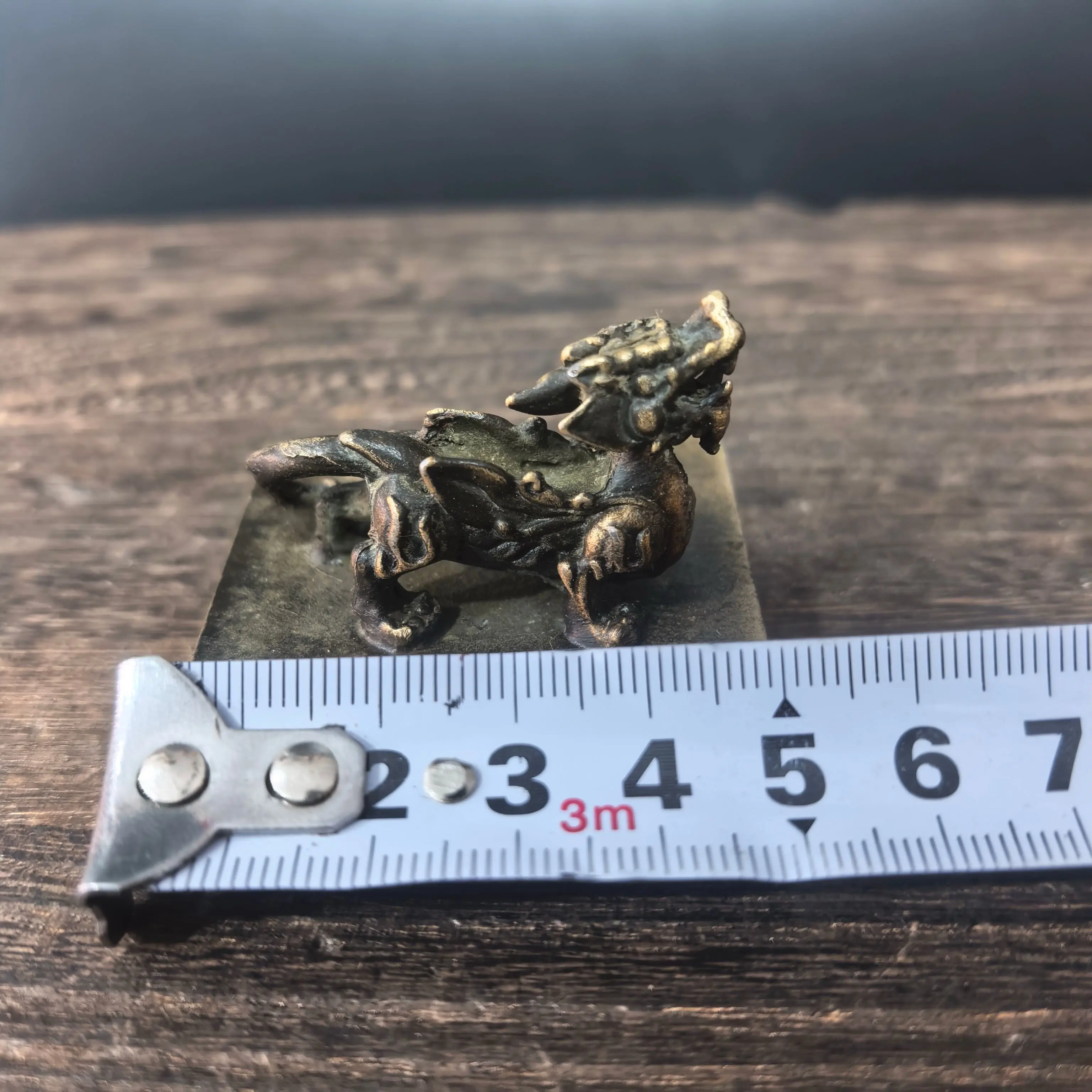 Shanhai Pixiu Alloy Copper Seal Thunder Dusi Road Printing Metal Seal Carving Road Supplies Seal Printing