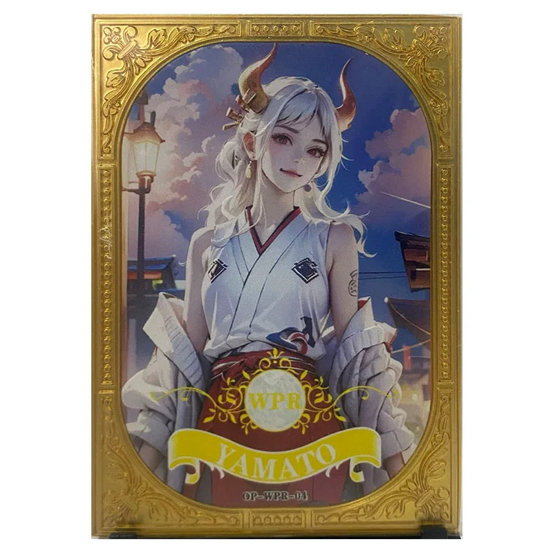 Anime ONE PIECE Rare Metal Rhinestone Cards Robin Nami Kalifa Vivi Perona Ulti Zabawki dla chłopców Karty kolekcjonerskie Prezent urodzinowy