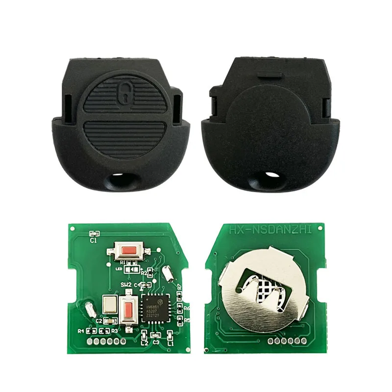 2 Button Remote Car Key Fob 433Mhz No Chip for Patrol Navara X-Trail Serena Primera Micra Almera P/N: 28268-8H700