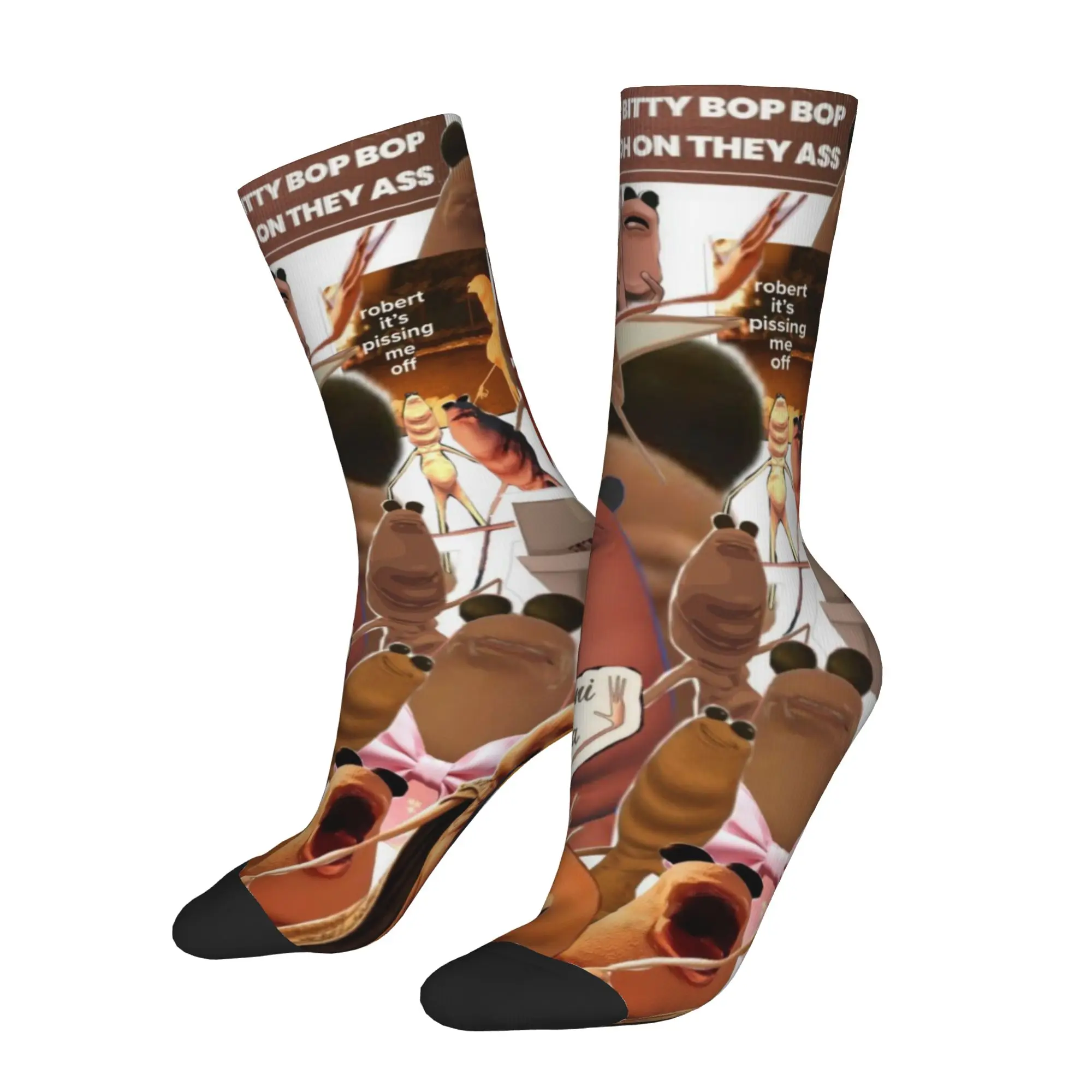 

Funny Sock Marcus The Worm Marcus The Worm 5 Rock Quality Pattern Printed Men Crew Socks Casual Men's Socks