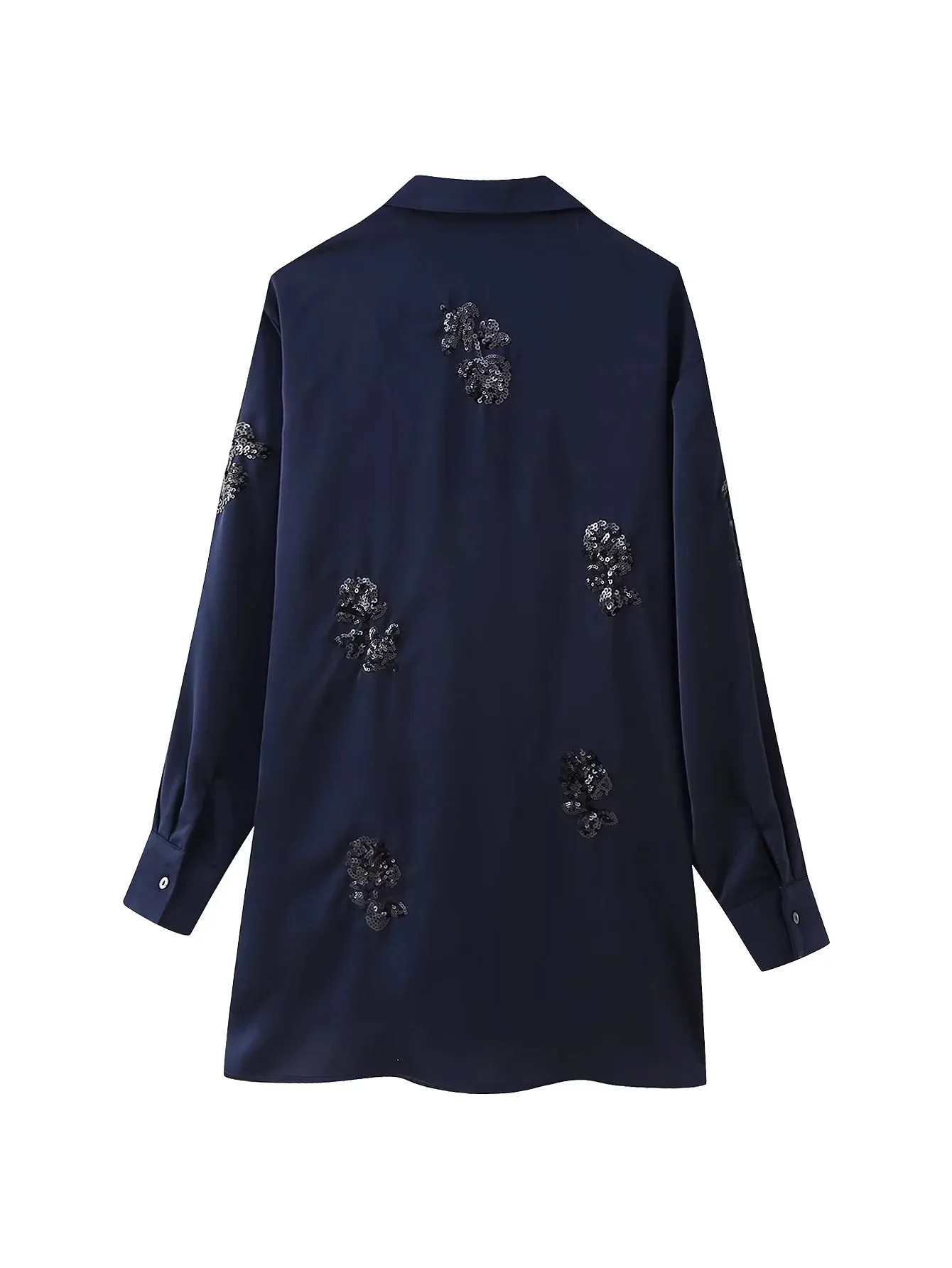 ZBZA Novo Casaco F de Verão em Tricô com Lantejoulas Brilhantes e Cinto, Estilo Urbano, Manga Longa, Tecido de Poliést...