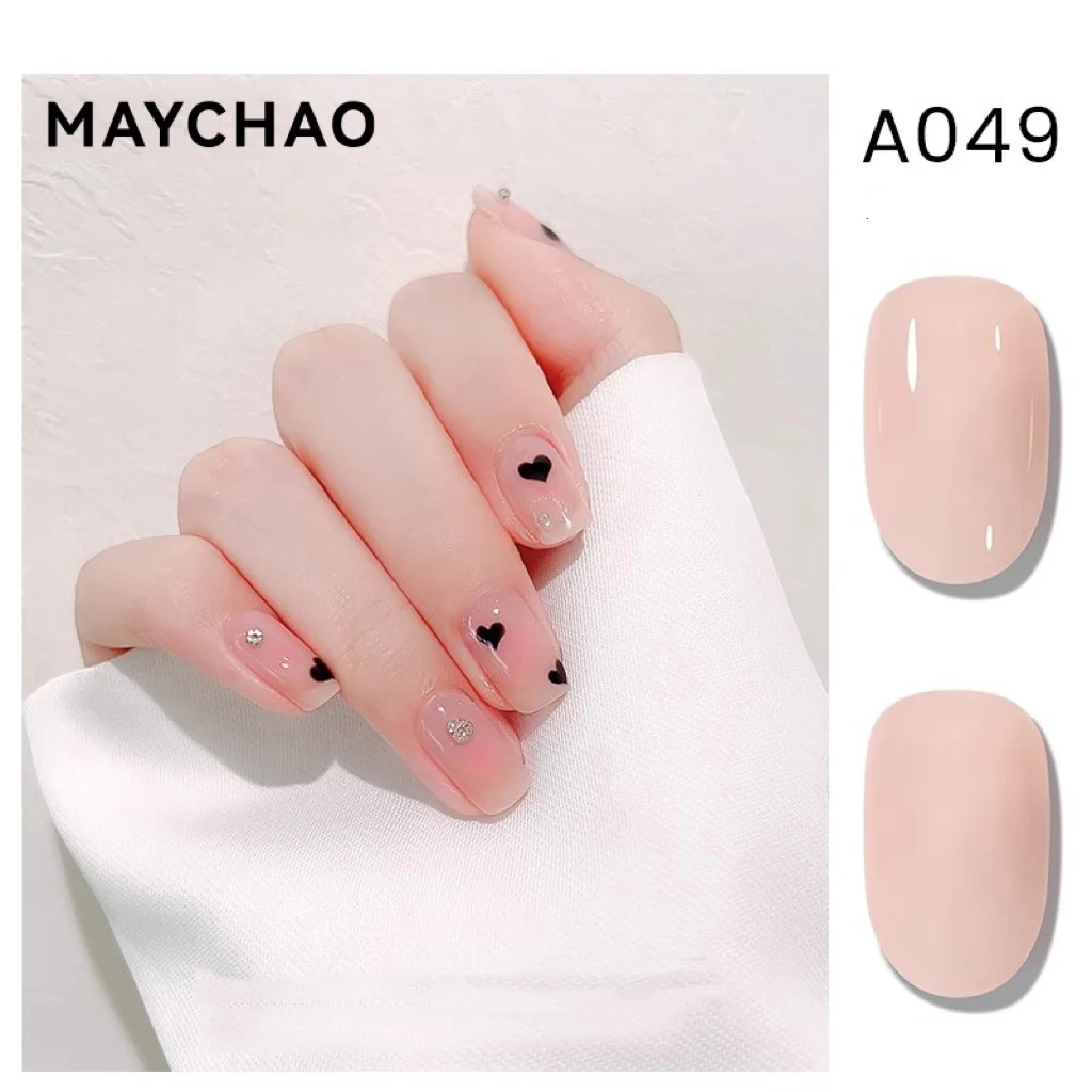 MAYCHAO10ml Gel Smalto per unghie Gel 13 Colori Semi Permanente Solido Gel per unghie Soak Off Gel UV per Base Top Coat Casa fai da te