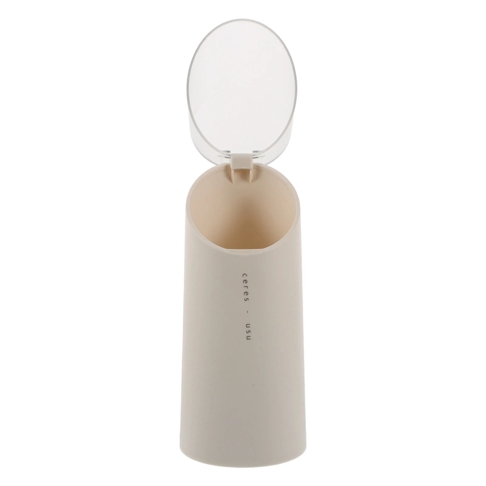 

Makeup Brush Holder Lid Box Accessory Case White Travel Makeup Brush ganizer Travel Cover Box Decor Solution