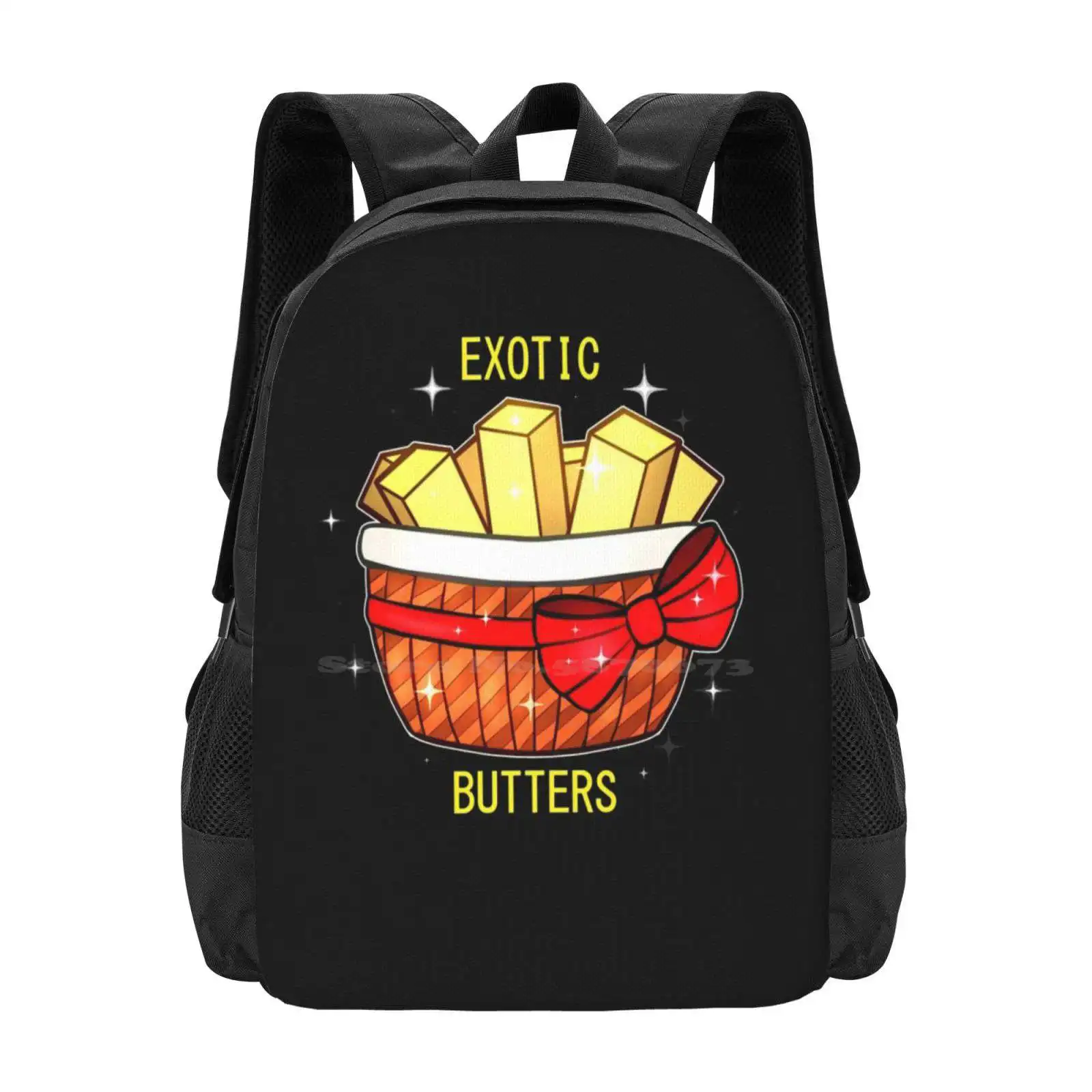 Fnaf Exotische Butters Klassiek Unisex T-Shirt, Rugzakken Voor School Tieners Meisjes Reistassen Fnaf Exotische Boters Classic