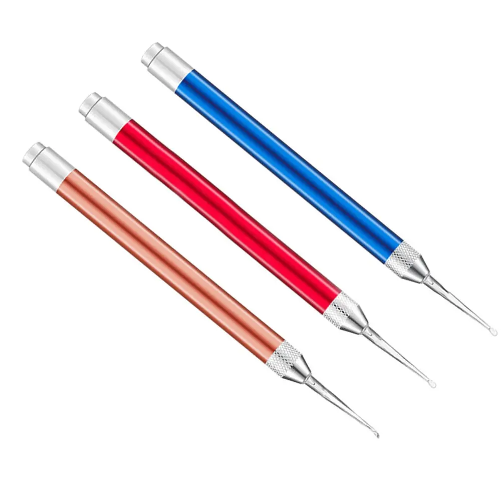 3pcs Led Pick Glow Earwax Removal Tool Safe Reusable Cleaner Built-In Light For Care Ear With Light Ear Tools