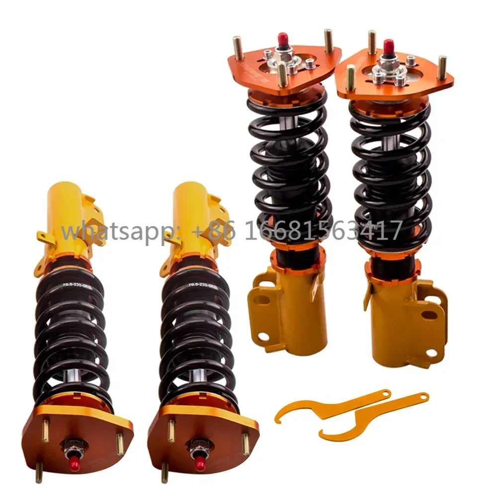 

Adj.Damper Coilovers For Toyota Corolla E90 E100 E110 AE92 AE101 AE111 1989-1998 Front Rear Coilover Suspension Shock Struts