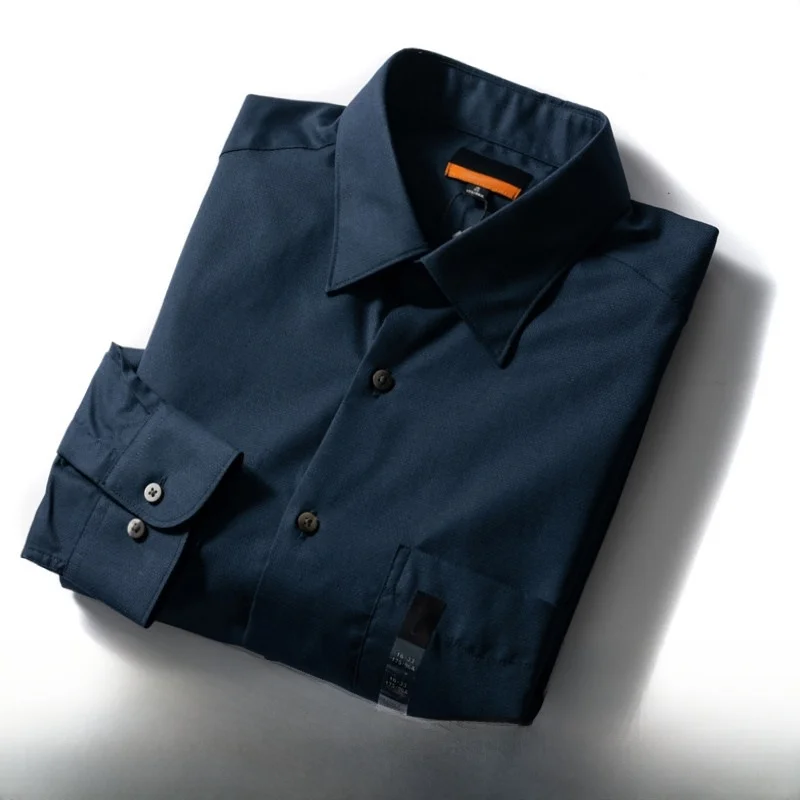 

Faionable Busin Casual Long Sve irt Men's 69 Magnesium Gold Autumn New Arrival Stand Fit Busin irt
