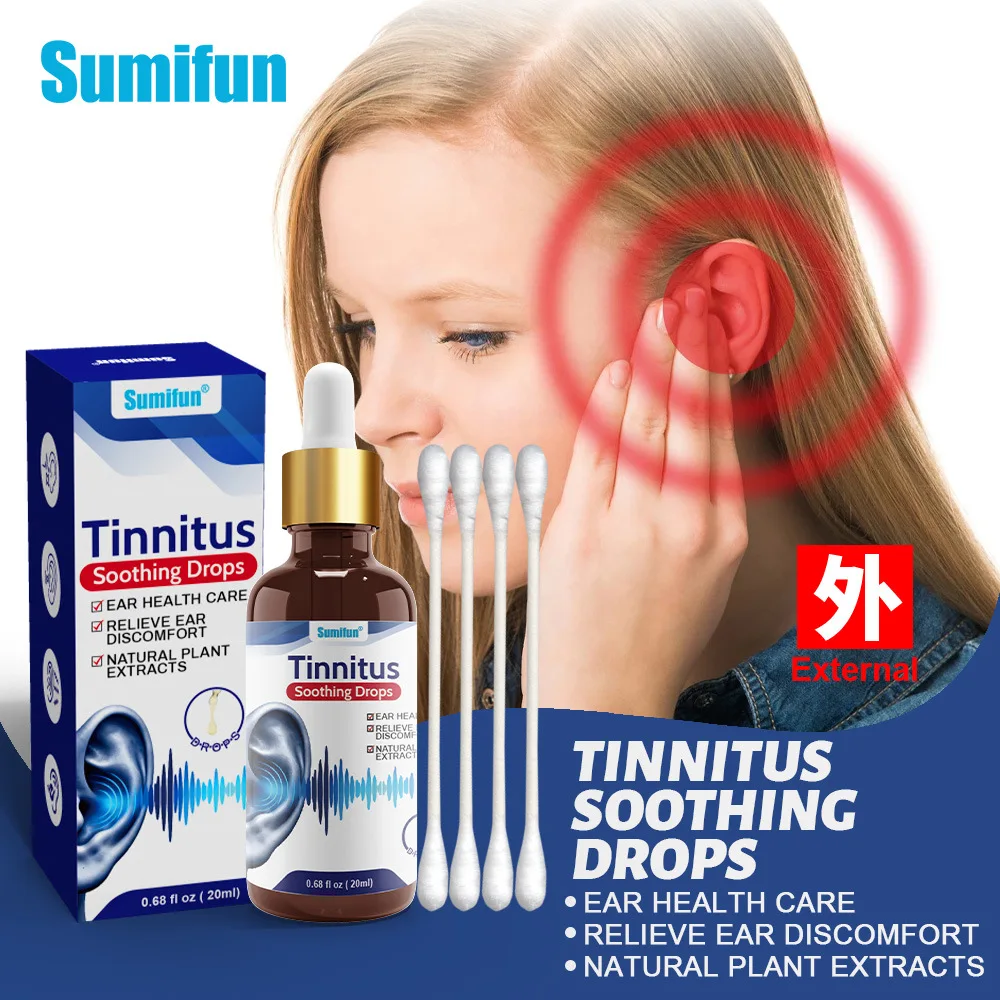 

FANDAO Personal Care Tinnitus Relief Ear Drops Herbal Ear Care Solution for Human Use Ear Canal Health Support Ear Comfort Drops