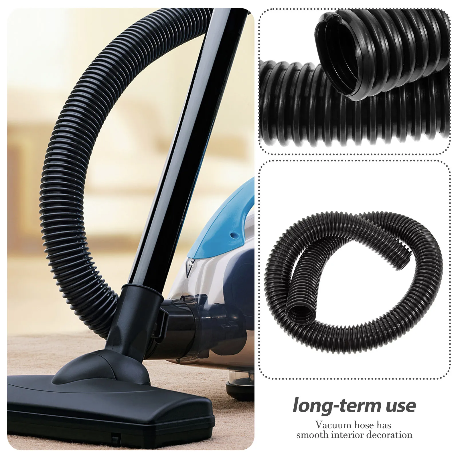 

2Pcs Vacuum Cleaner Hose Flexible Eva Pe Material Vacuum Replacement Extension Hose for Industrial Residential Cleaning