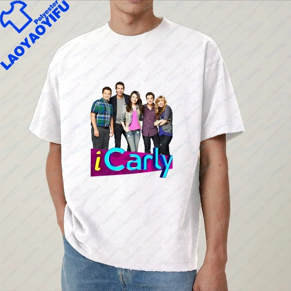 ICARLY - Summer Casual Trendy Multi-Purpose Short-Sleeved T-Shirt for Both Men and Women with Round Neck