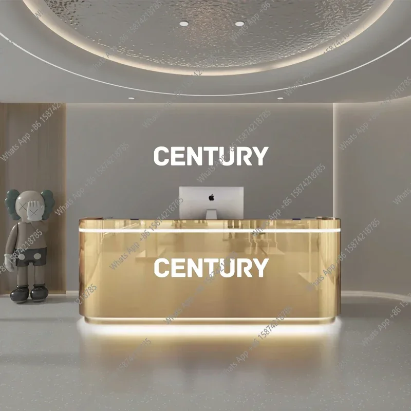 

Z-J Luxury Modern Reception Desks Shop Beauty Bar Hotel Restaurant Executive Display Reception Desks Design Bureau Trendy Furnit