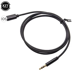 Car Audio Cable AUX for Lightning to 3.5mm Jack Male to Male Transfer Headset Adapter Wire for iPhone Electronic Accessories