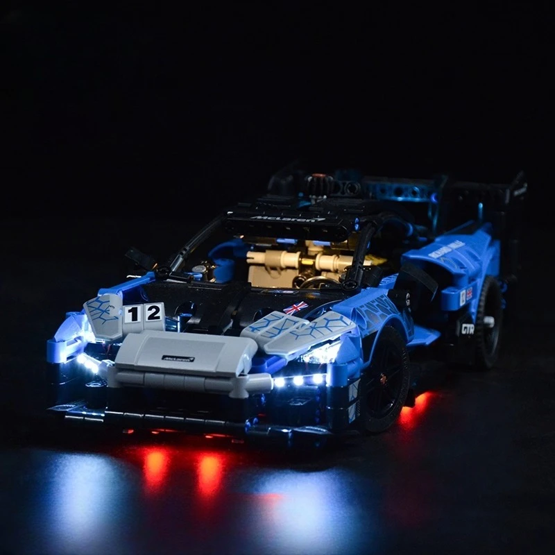

Комплект светодиодного освещения подходит для Technic McLaren Senna GTR 42123 (не включая строительные блоки)