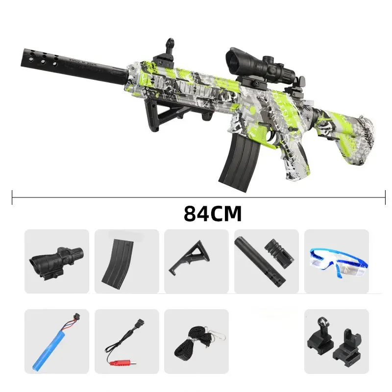 M416 Gel Ball Pistole Paintball Gewehr Scharfschützen Wasser Kugel Airsoft Replik Pistole elektrische Handbuch 2 Modi Spielzeug für Jungen Erwachsene cs Kampf