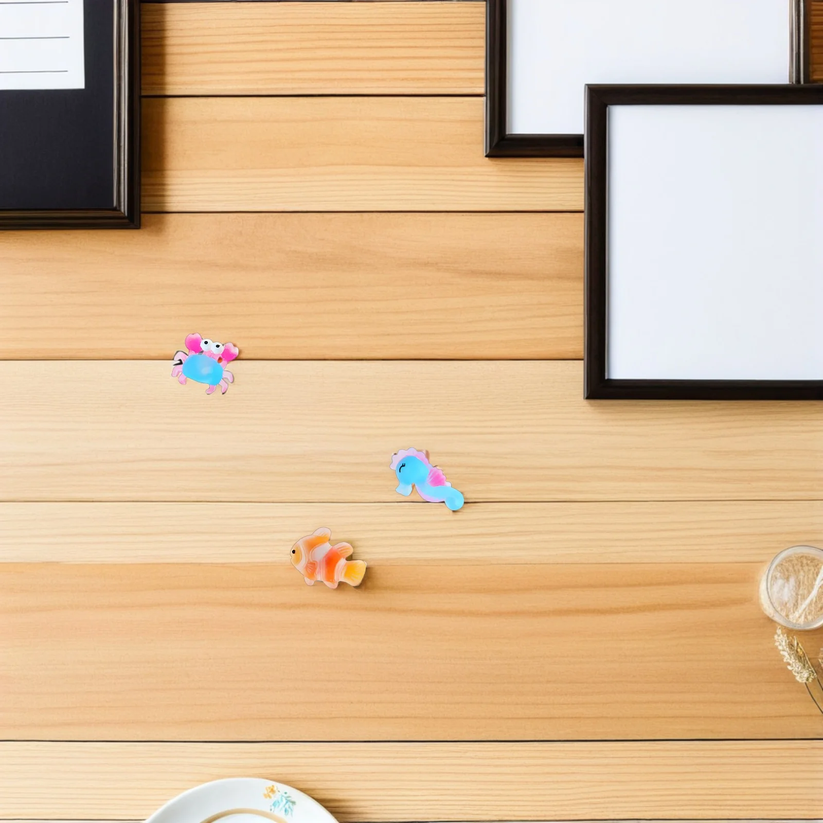 30Pcs Marine Animal Thumbtacks Cute Ocean Push Pins Resin Decorative Pushpins for Cork Board Bulletin Notice Photo Display