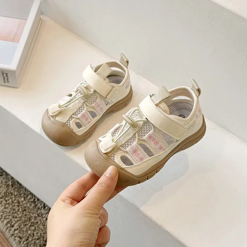 Summer Kids Barefoot Sneakers for Baby Girls Boys Sandals Children Casual Beach Shoes Soft Sole Non-slip Infant Toddler Shoes