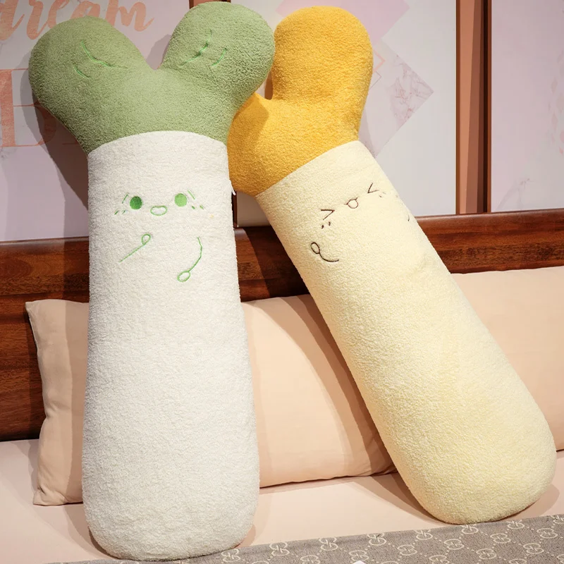

Long Plush Toy Stuffed Doll Cartoon Vegetable Green Onion Pillow Cushion Bean Sprout Sleep Birthday Gift