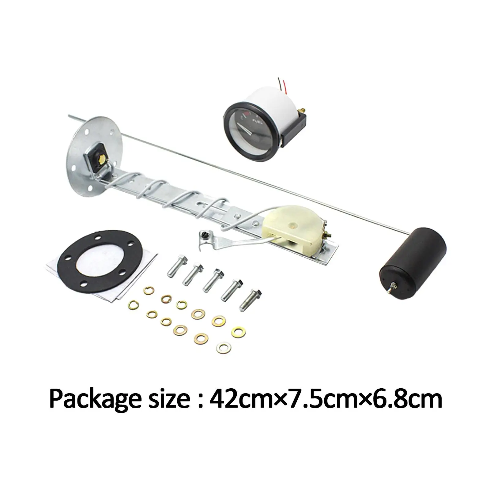 52mm Automotive Fuel Level Gauge Meter Kit 12V Universal Replace Parts for Car - view 2