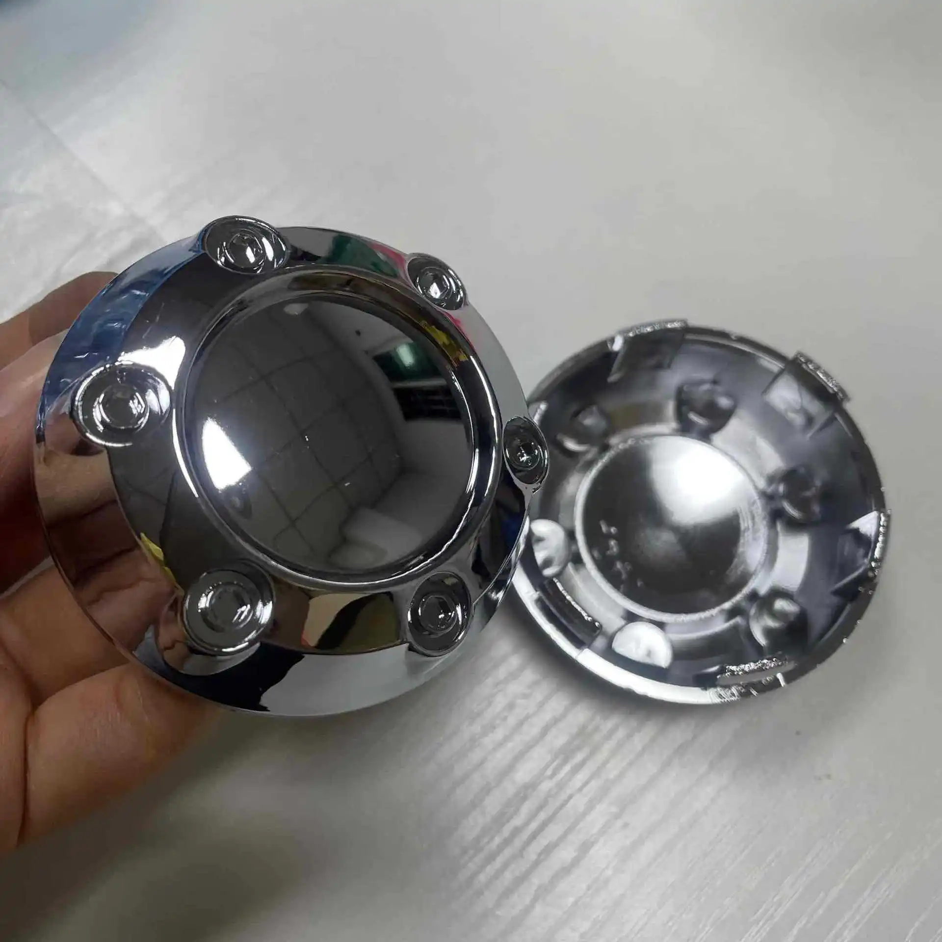 

4pcs Chrome Plated Replacement Bottom Cover for Car Interior Trim Accessories for Toyota Honda Ford BMW Mercedes Benz Volkswagen