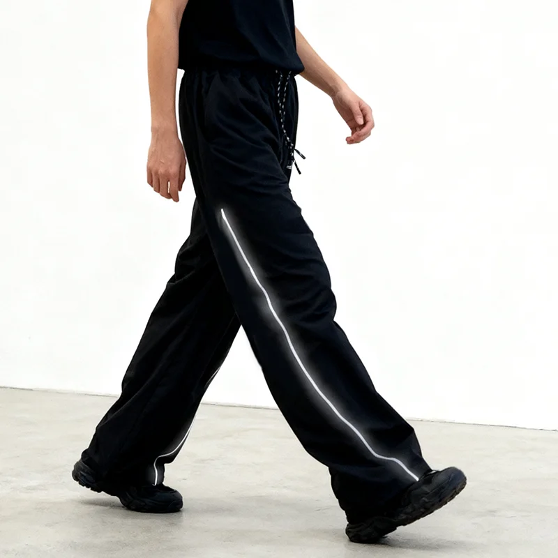 

Hip-Hop Street Trend Windproof Striped Decoration Sports Casual Pants Ins Trendy Brand Comfortable Fit Hip Hop Pants