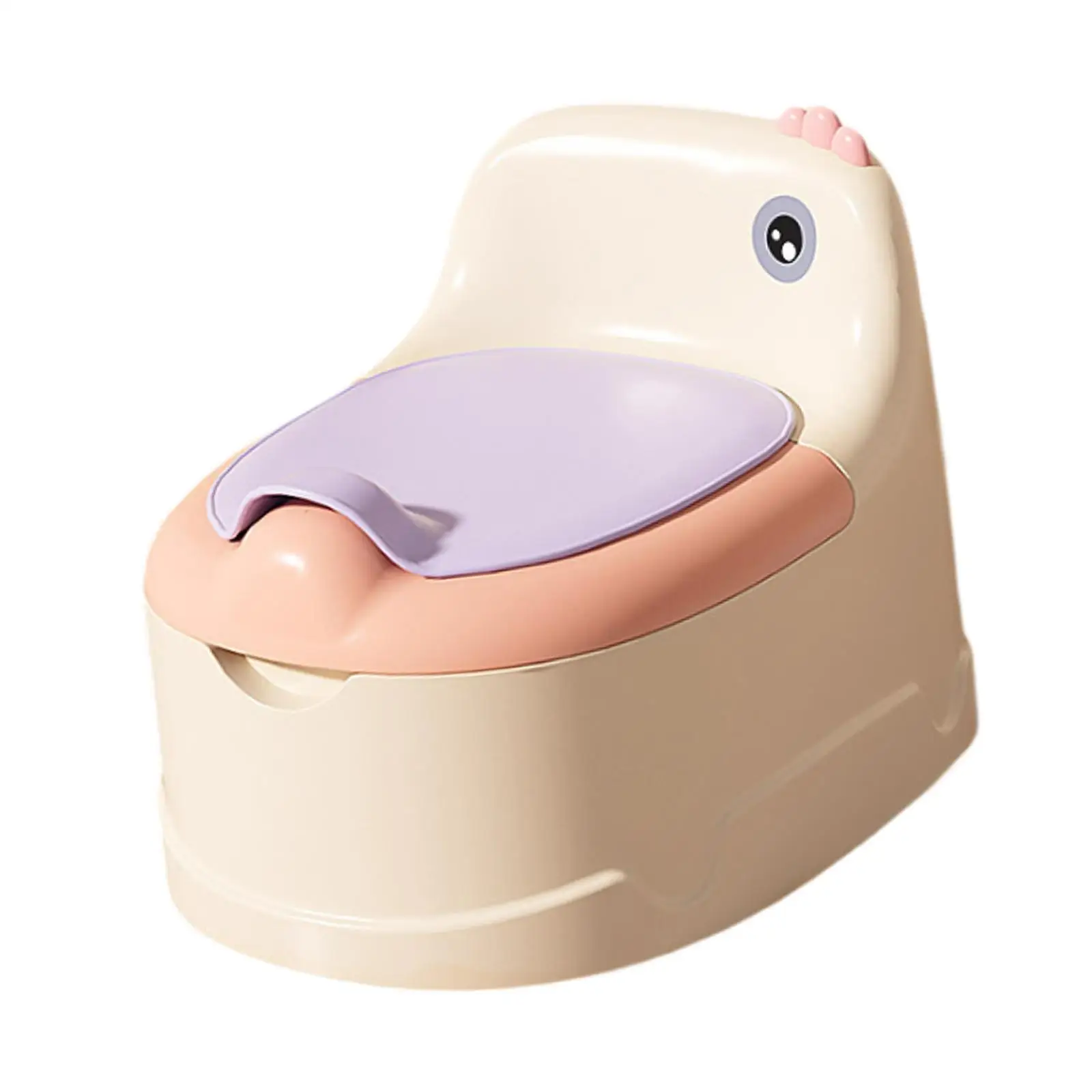Potty Toilet Potty Seat with Brush Portable Non Slip Lovely Indoor Kids Potty Chair for Kids Infants Boys and Girls Baby