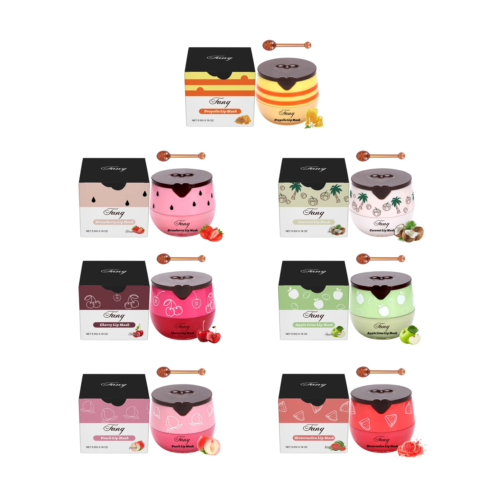 Lip Sleeping Mask Hydrating Repairing Fade Lip Fine Lines Soften Dead Skin Anti Cracked Plumping Smoothing Nourishing Lip Mask