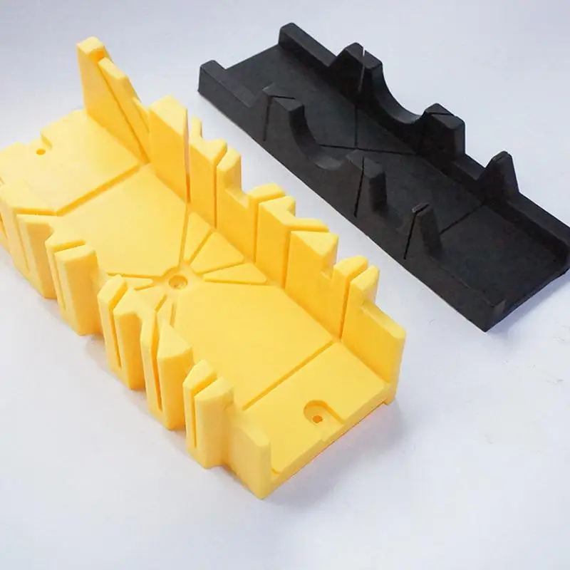 Corte de Madeira Fixação Miter Saw Box Carpintaria Angle Cutting Carpenter Gypsum Ferramenta de Corte Oblíqua 45 Graus 90 Graus 1pc