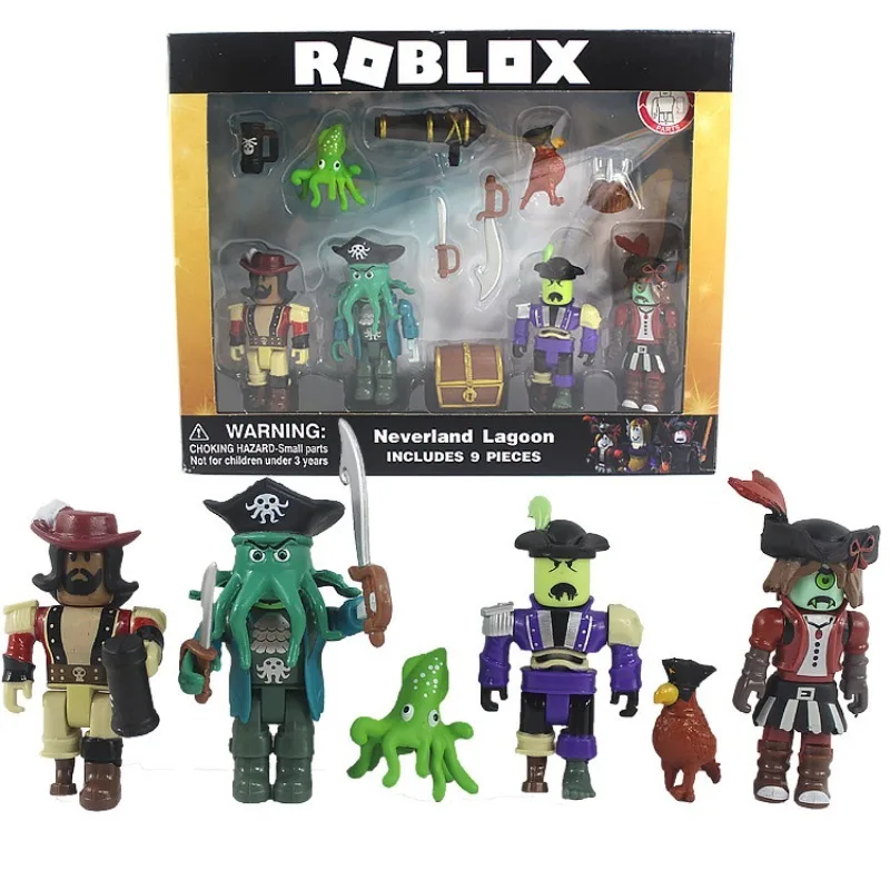 Figuras de muñecos Roblox, juegos virtuales de dibujos animados, adornos coleccionables para niños, juguetes 【embalaje de caja exprés de alta calidad】