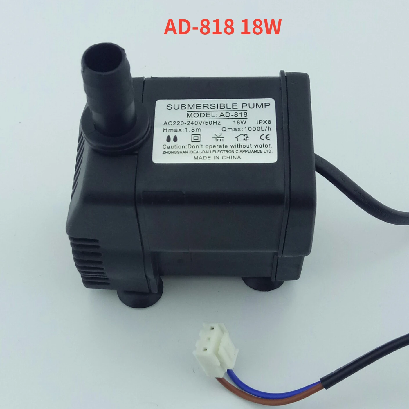 AD-818 18W  air conditioning fan water pump 220V cooling fan pump