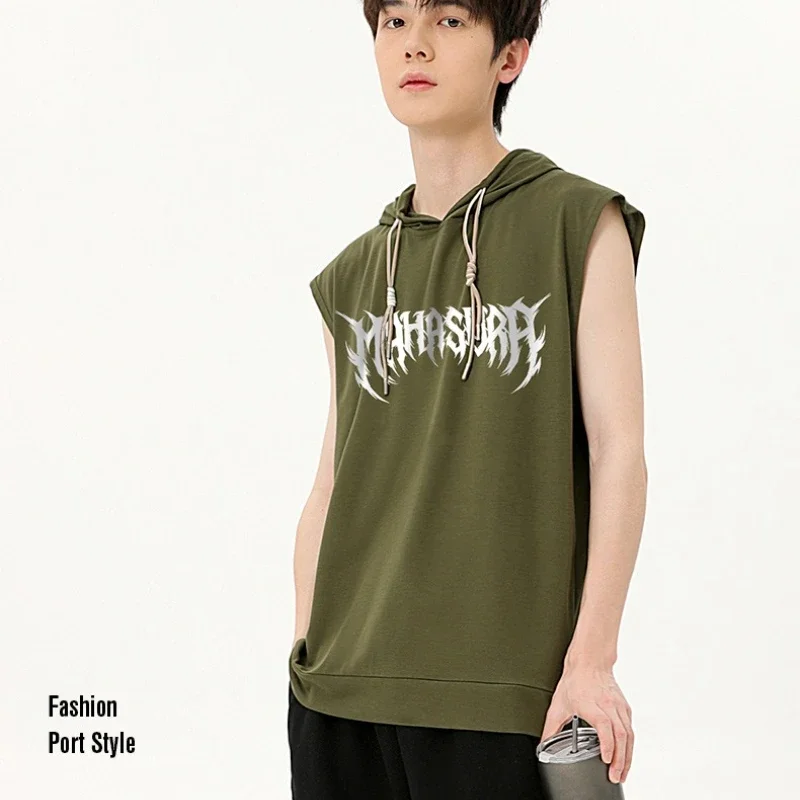 Рисунок 3 - L-9XL Мужской жилет с капюшоном