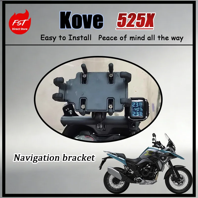FOR KOVE Motorcycle GPS Bracket 525X 500X 400X Multifunction Phone Navigation Holder Camera Extension Bar for Enhanced Riding