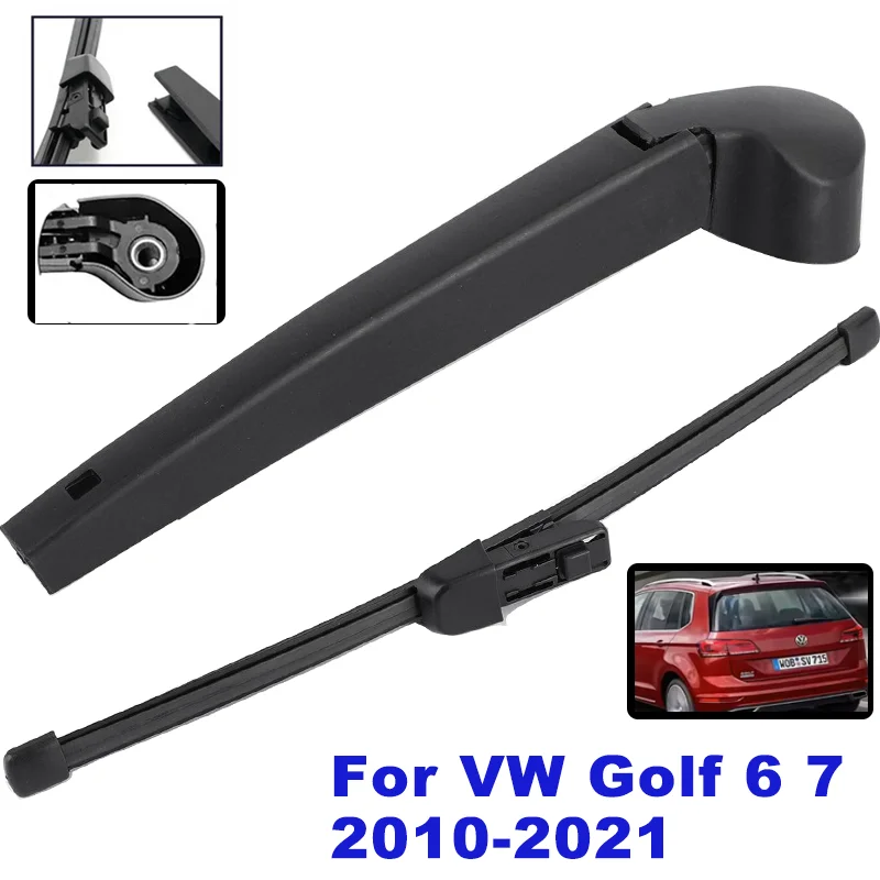 Jeu de balai et bras d'essuie-glace arrière 11 pouces, pour VW Golf 6 7 VI 5K1 VII variante MK6 MK7