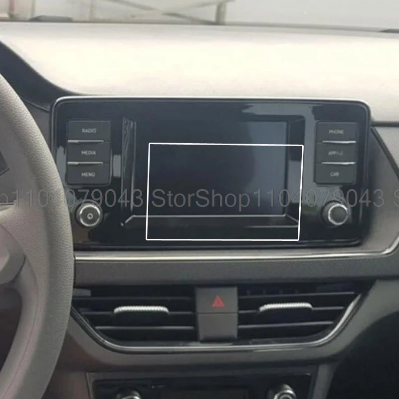 

Защитная пленка из закаленного стекла для Volkswagen VW Polo Liftback 2020, 6,5-дюймовый автомобильный навигационный экран, пленка против царапин