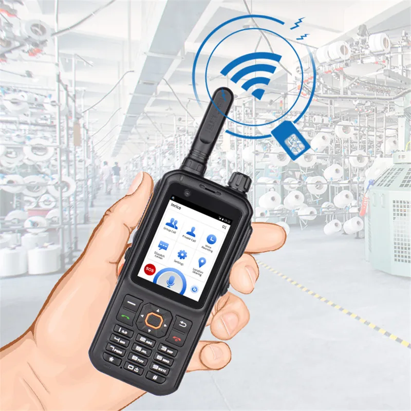 Inrico T320 Hunting Essential: 4G LTE Android POC Transceiver with Zello, 50-100km Long Range & Dual SIM Card Support