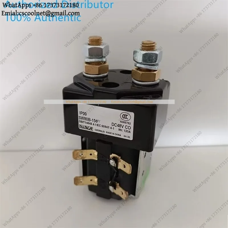 k3 SW80 SW80B-156 Contactor Solenoid Relay 48V 125A, Electric Forklift Stacker Pallet Truck