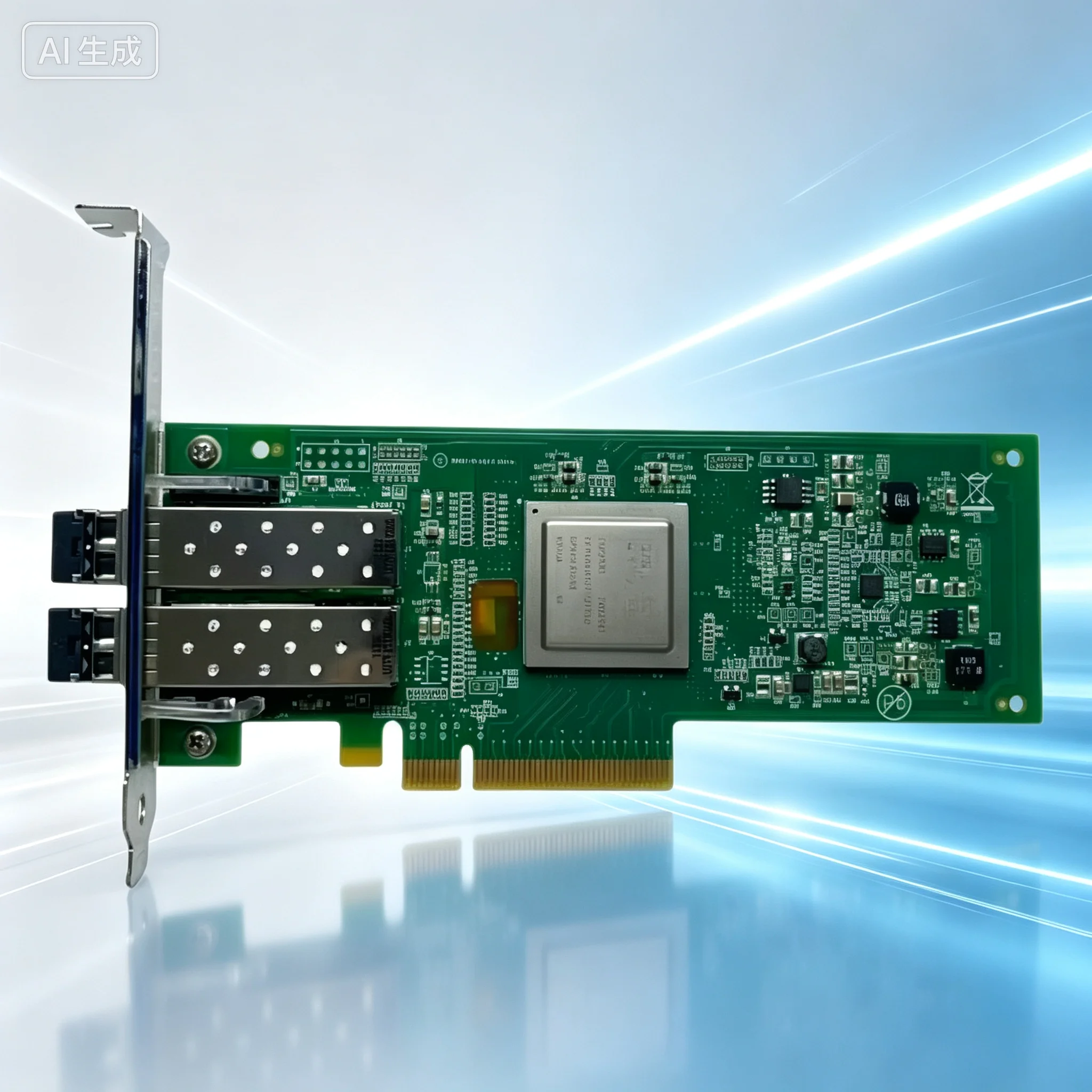 Dual-Port 8Gb Fibre Channel PCIe HBA with SFP Modules for QLogic QLE2562 AJ764A AJ764-63002 489191-001