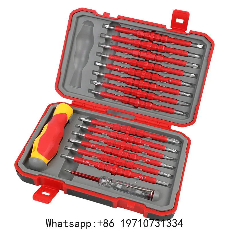 29-in-1 multi-function screwdriver set - precision repair tool, cross/square head for home/electronic/automatic maintenance